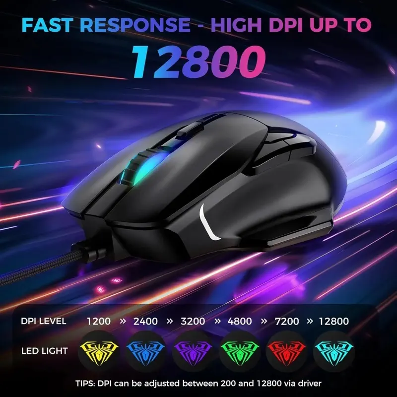 Aula F815 wired gaming mouse