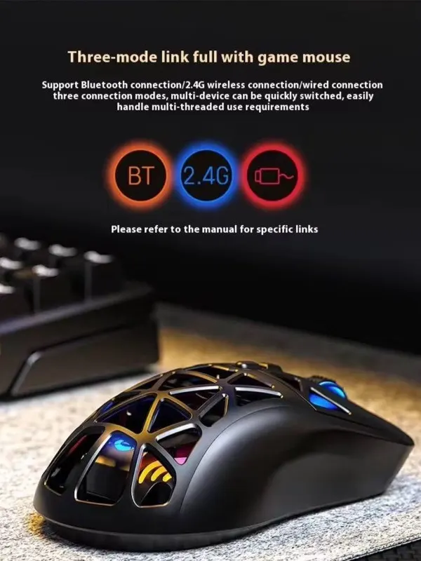 Mouse Yindiao G17 3Mode (Bluetooth+2.4GH,Wired)