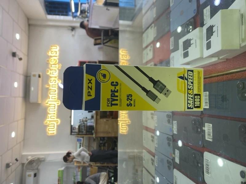 PZX ខ្សែសាកS-25 Type-C