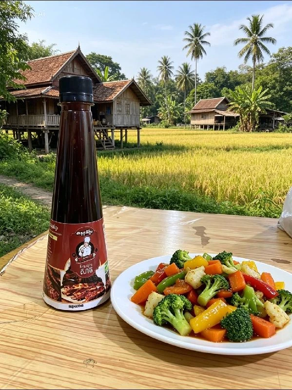ទឹកប្រលាកសាច់ដបត្រីកោណ400ml
